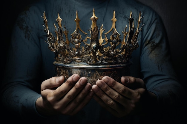 man-holds-crown-with-hands-folded-prayer_662214-15685